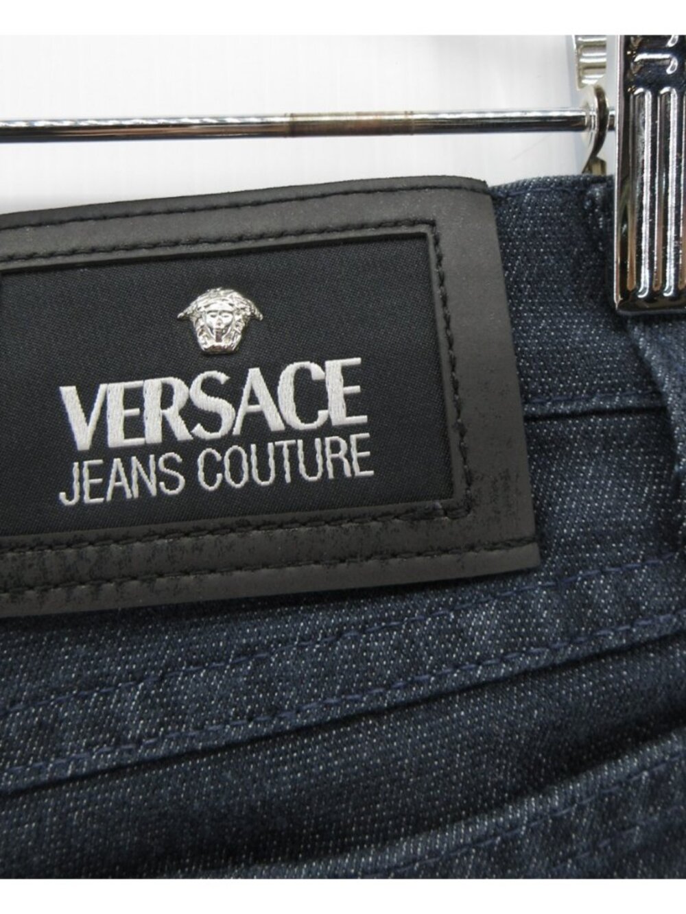 Versace Jeans Couture Jeans 26 Flip Cuff Denim Stretch Pants Italy - Picture 9 of 15